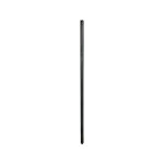 Poteau de dpart en aluminium pour clture gris hauteur 188 cm