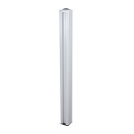 Poteau h. 95cm pour kit clôture pvc sur platine Poteau h. 95cm pour kit clôture pvc sur platine