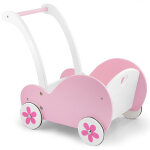 Poussette en bois pour poupe
