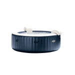 Pure spa gonflable rond 6 places blue navy intex Pure spa gonflable rond 6 places blue navy intex