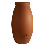 Rcuprateur eau jarre 1000l aspect terre cuite et raccord chneau