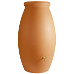 Rcuprateur eau jarre 500l aspect terre cuite et raccord chneau