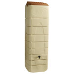 Rcuprateur eau mural beige 650 litres et raccord chneau inclus
