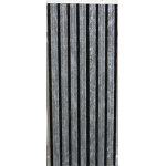 Rideau de porte chenille bicolore 90 x 220 cm