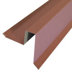 Rive universelle pour panneau tuile l. 1500 mm brun cuivré ral8004 Rive universelle pour panneau tuile l. 1500 mm brun cuivré ral8004