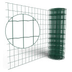 Rouleau grillage soud l. 20m x h. 1. 2m maille de 100 x 75 mm vert