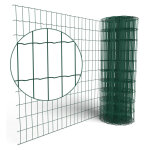 Rouleau grillage soud l. 20m x h. 1. 8m maille de 100 x 50 mm vert