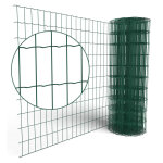 Rouleau grillage soud 25m x h. 1, 2m vert maille 100x50mm