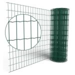 Rouleau grillage soud 25m x h. 1m vert maille 100x50mm