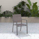 Salon de jardin sandino : table 240 300 cm et 6 fauteuils Salon de jardin sandino : table 240 300 cm et 6 fauteuils