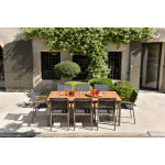 Salon de jardin: table eucalyptus marbella et 10 fauteuils figuera Salon de jardin: table eucalyptus marbella et 10 fauteuils figuera