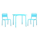 Salon mtal bleu pour enfant
