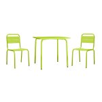 Salon mtal vert pour enfant