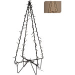 Sapin artificiel lumineux en métal 100cm laugar Sapin artificiel lumineux en métal 100cm laugar