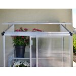 Serre de jardin adosse polycarbonate 0, 8m