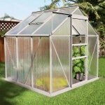 Serre de jardin polycarbonate 3, 2m avec base