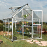 Serre de jardin polycarbonate transparent 3, 5m