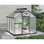 Serre polycarbonate noire 3. 2met base