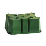 Socle vert pour recuperateur rectangulaire 300l ou rond 500l