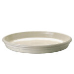 Soucoupe 31 cm blanc antique