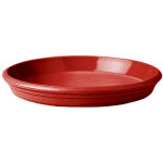 Soucoupe ronde d39. 5cm coloris rouge contemporain grosfillex