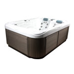 Spa rigide 3 places 37 jets massage acrylique plug and play ml300