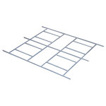 Structure plancher pour abri de jardin mtal 12. 99m