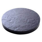 Support pour pot  roulettes  40 cm gris ardoise