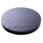 Support  roulettes pour pot  30 cm gris ardoise