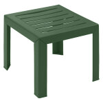 Table basse de jardin en rsine polypropylne vert kaki 40 cm miami