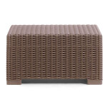 Table basse en rsine polypropylne cappuccino 68 cm california