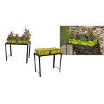 Table de culture surélevée rebords croisillon jany Table de culture surélevée rebords croisillon jany