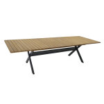 Table de jardin acacia extensible 200 300 cm samui
