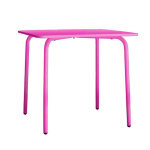 Table de jardin métal pour enfant coloris fuchsia Table de jardin métal pour enfant coloris fuchsia