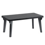 Table de jardin en rsine extensible 160 220 cm bergen