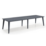 Table de jardin résine extensible 160 240 320 cm lima Table de jardin résine extensible 160 240 320 cm lima