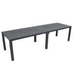 Table de jardin rsine modulable 180 295 cm julie