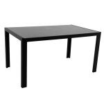 Table de jardin verre 150 cm palerme