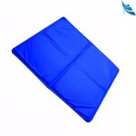 Tapis pour chien rafraichissant 96 x 81cm rectangulaire bleu