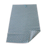 Tapis d'extrieur rectangle 180 x 270 cm bleu salta