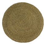 Tapis en jonc de mer rond diamtre 180 cm kota