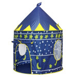 Tente de jeux chteau toil bleu