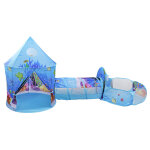 Tente de jeu océan avec tunnel et piscine à balles pour enfants Tente de jeu océan avec tunnel et piscine à balles pour enfants