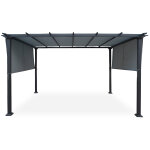 Tonnelle autoportante 3x4m gris landes