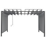 Tonnelle autoportante bioclimatique 3x4m ferret