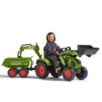Tractopelle claas axos avec excavatrice et remorque 3  7 ans