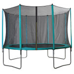 Trampoline rond diamètre 430 cm avec filet pour adultes et enfants Trampoline rond diamètre 430 cm avec filet pour adultes et enfants
