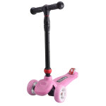 Trottinette volutive 3 en 1 et roues led coloris rose
