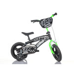 Vlo 12 pouces bmx noir vert 1 frein avant