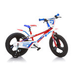 Vélo 16 pouces pour garçon rouge r1 vtt et kit d'éclairage Vélo 16 pouces pour garçon rouge r1 vtt et kit d'éclairage